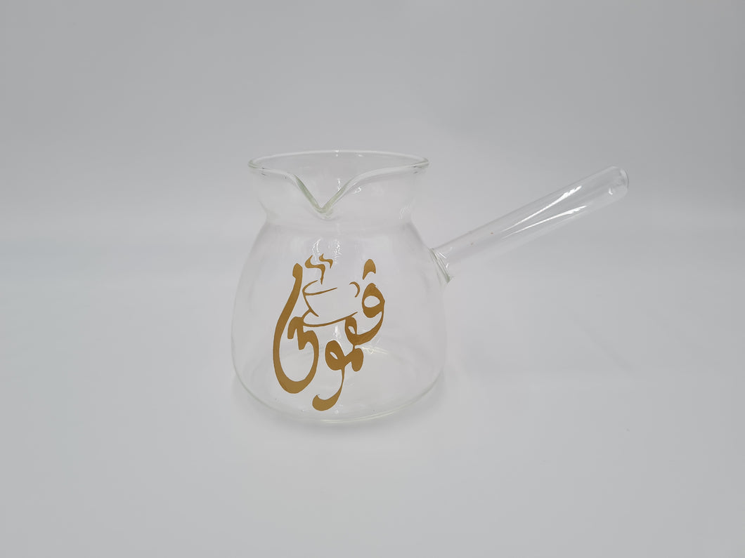 Printed Glass coffee pot
