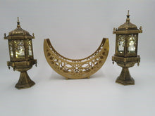 Load image into Gallery viewer, Bronze Moroccan lantern
