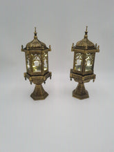 Load image into Gallery viewer, Bronze Moroccan lantern
