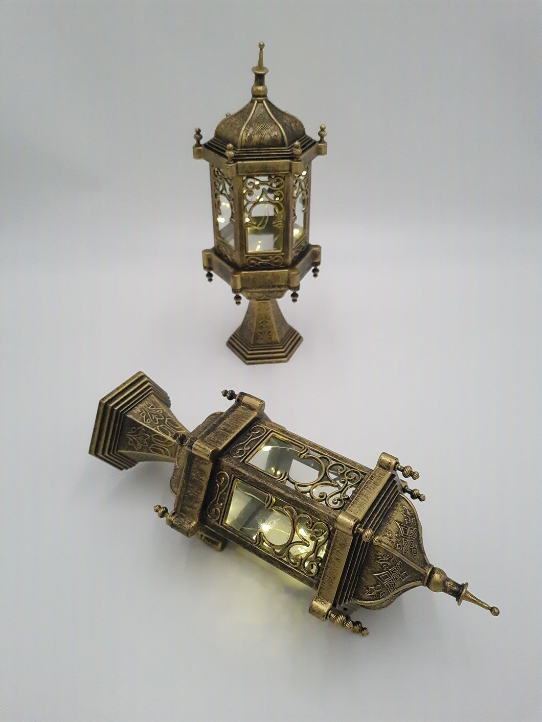 Bronze Moroccan lantern