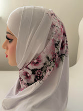 Load image into Gallery viewer, Laser-printed Lycra hijab for teens (حجابات ليكرا قطعتين بطباعة ليزرية ثابتة )
