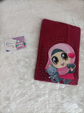 Load image into Gallery viewer, Girls Laser Hija ( حجابات بناتية بطباعة ليزرية ثابتة )