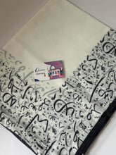 Load image into Gallery viewer, Arabesque Crepe Shawl ( شالات الأحرف العربية )