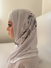Load image into Gallery viewer, Laser-printed Lycra hijab for teens (حجابات ليكرا قطعتين بطباعة ليزرية ثابتة )