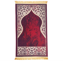 Load image into Gallery viewer, Kristal Velvet Prayer Mat - thick and comfortable for Adult