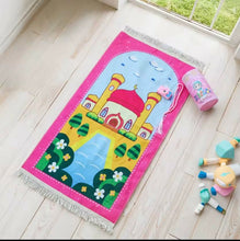 Load image into Gallery viewer, A small prayer mat for children(.سجادة صلاة صغيرة للأطفال )
