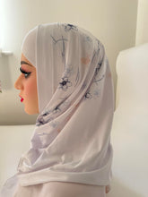 Load image into Gallery viewer, Laser-printed Lycra hijab for teens (حجابات ليكرا قطعتين بطباعة ليزرية ثابتة )