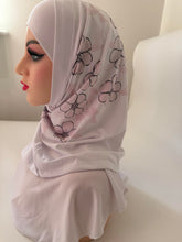 Load image into Gallery viewer, Laser-printed Lycra hijab for teens (حجابات ليكرا قطعتين بطباعة ليزرية ثابتة )