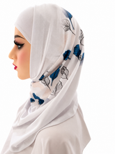 Load image into Gallery viewer, Laser-printed Lycra hijab for teens (حجابات ليكرا قطعتين بطباعة ليزرية ثابتة )