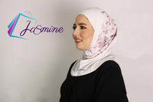 Load image into Gallery viewer, Laser-printed Lycra hijab for teens (حجابات ليكرا قطعتين بطباعة ليزرية ثابتة )