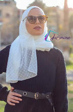 Load image into Gallery viewer, Doted Plain Crepe Shawl
