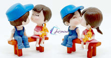 Load image into Gallery viewer, Boy and girl on chair Ornament set- decoration,gifts
