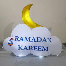 Load image into Gallery viewer, Ramadan inflatable Cloud and Moon (BIG)
