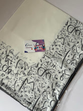 Load image into Gallery viewer, Arabesque Crepe Shawl ( شالات الأحرف العربية )
