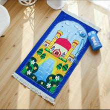 Load image into Gallery viewer, A small prayer mat for children(.سجادة صلاة صغيرة للأطفال )
