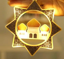 Load image into Gallery viewer, Long Ramadan Lantern curtain string light decoration (حبل اضائة بتصميم جديد وعصري)
