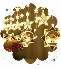 Load image into Gallery viewer, Long Ramadan Lantern curtain string light decoration (حبل اضائة بتصميم جديد وعصري)
