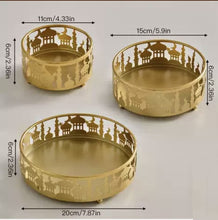 Load image into Gallery viewer, طقم صواني تقديم فاخرة بتصميم إسلامي راقٍ
