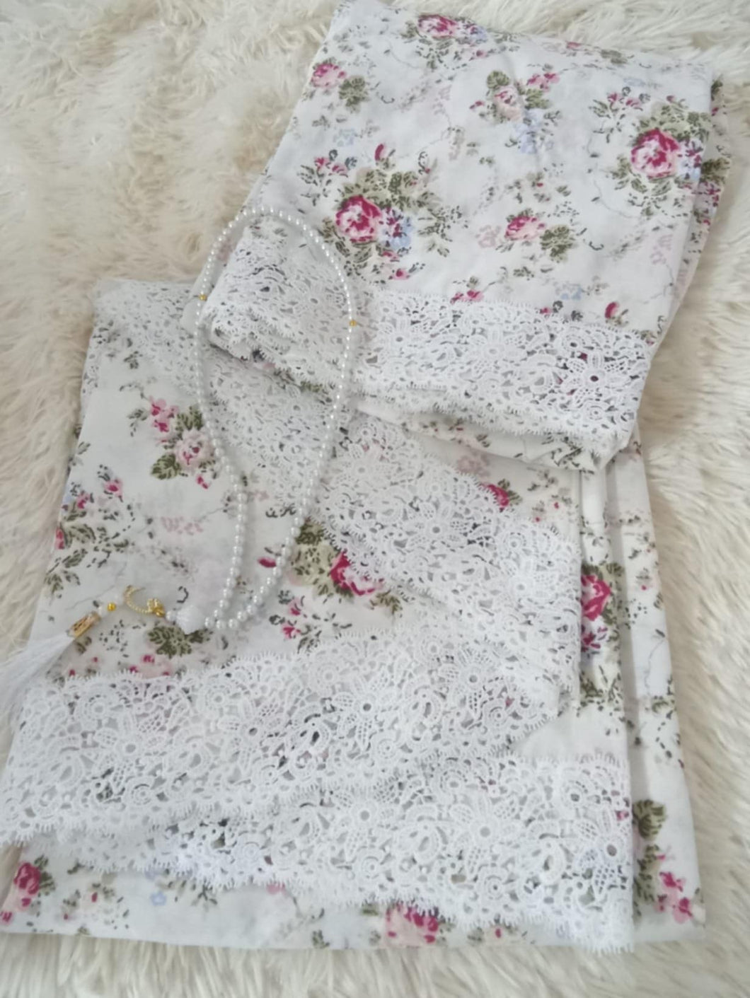Prayer Cloth  rose (3 years to Adult size) (mother and daughter)