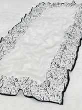 Load image into Gallery viewer, Arabesque Crepe Shawl ( شالات الأحرف العربية )
