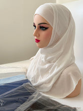 Load image into Gallery viewer, Two-piece Syrian cotton hijab ( حجاب قطعتين قطن سوري)
