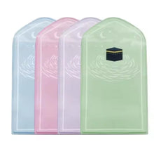 Load image into Gallery viewer, Kaaba Style Velvet Prayer Mat - thick for Kids
