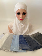 Load image into Gallery viewer, Two-piece Syrian cotton hijab ( حجاب قطعتين قطن سوري)
