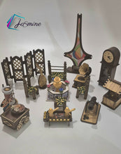 Load image into Gallery viewer, مجسمات خشبية صغيرة مستوحاة من التراث العربي الأصيل،
