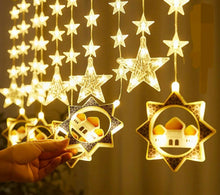 Load image into Gallery viewer, Long Ramadan Lantern curtain string light decoration (حبل اضائة بتصميم جديد وعصري)

