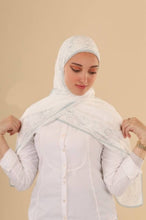 Load image into Gallery viewer, Arabesque Crepe Shawl ( شالات الأحرف العربية )
