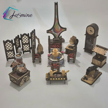 Load image into Gallery viewer, مجسمات خشبية صغيرة مستوحاة من التراث العربي الأصيل،
