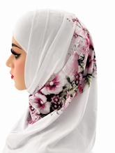 Load image into Gallery viewer, Laser-printed Lycra hijab for teens  (حجابات ليكرا قطعتين بطباعة ليزرية ثابتة )
