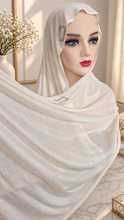 Load image into Gallery viewer, Kuwaiti shawl ( كشخة شالات  كويتي ليكرا بستراس )
